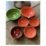 FIESTA WARE BOWLS SOUP BOWLS