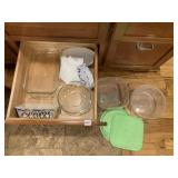GLASS BAKING DISHES, FOOD STORAGE, PENGUIN BAKER,