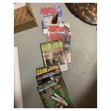 BASS & CO. PALE ALE TIN SIGN, KNIFE MAGAZINES,