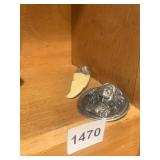 POLYSTONE 5.5" INDIAN CHIEF HEAD