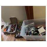 ASSORTED LEGOS AND FIGURES