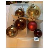 MERCERIZED ORNAMENTS 7 PC.