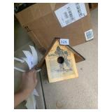 BIRD HOUSE MADE FROM REPURPOSED BOOK