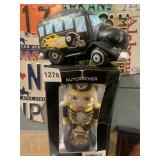 NUTCRACKER IN BOX AND STEELER SOFT BUS