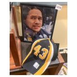 #43 NEW HAT AND FRAMED 8 X 10 PRINT