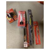 2 1/2" DOOR DRILL, MILWAUKEE DRILL BIT AND OTHERS