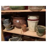 ETCHED METAL PLANTER, OTHER PLANTERS