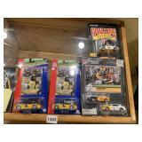 NFL HOME AND ROAD CARS AND UPPER DECK CARD, ERTL