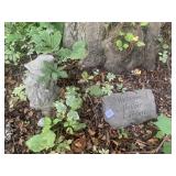 WELCOME TO OUR GARDEN 10" AND GNOME W/ BROKEN