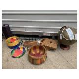 WORLD GLOBE USED FOR PROJECT, BASKET, NESTING