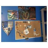 BULLETIN BOARD W/ PINS, SINTEL THE GAME,