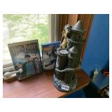 INCENSE BURNER, HARRY POTTER BOOK, ETC.