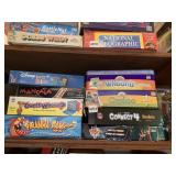 GAMES INCLUDING CRANIUMS, DISNEY BINGO, ETC.