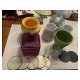 PLANTERS, COASTERS ETC.