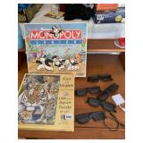 SEALED TIGER POSTER, MONOPOLY JR GAME, 3 D