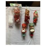 DRUMMER FIGURES, PIXIE ELF, ETC.