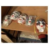 5 PAINTED MASKS