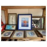 ASSORTED FRAMED PICTURES SOME SIGNED