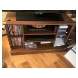 MANUFACTURED WOOD TV STAND, 22.5HX35.5WX22D