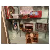 WOOD SANTA/SNOWMAN BOX, HOLIDAY Dï¿½COR