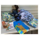 WOOD NESTING SET, CHICKEN SOUP BOOK, BEAR, SHEETS