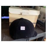 INTERNATIONAL RIDING HELMET LOOKS NEW W/ CROP