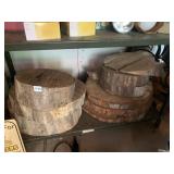 CUT WOOD SLABS READY FOR CRAFTING