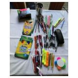 NEW COLORING PENCILS INDEX CARDS NEW PENS AND