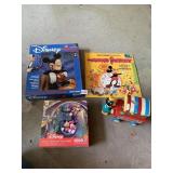 MICKEY MOUSE LOT PUZZLE AND VINTAGE TOY
