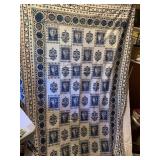 BLUE AND WHITE OVER SIZED CLOTH