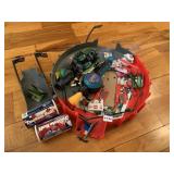 LEGO MAN, BAKUGEN ARENA, TOOTSIE ROLL BANKS