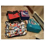 MICKEY MOUSE LUNCH BAGS AND MICKEY MINNIE TOTE