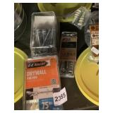 DRYWALL ANCHORS, TOGGLE BOLTS, DOOR HINGES ETC.