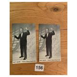 2 RUSTY DRAPER AUTOGRAPHS, EXCLUSIVE MERCURY