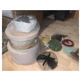 NETTING HATS, HAT BOXES