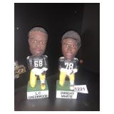 STEELER BOBBLEHEAD LC GREENWOOD AND DWIGHT WHITE