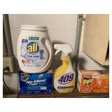 LAUNDRY PODS, RAID FOGGER, NEW 409, HOT SHOT