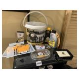 STEELER BOTTLES, COASTERS, ETC.