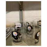 STEELER HIGH BALL GLASSES NFL OFFICIAL 6