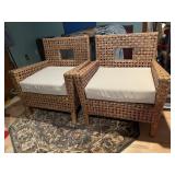 2 MATCHING HEAVY DUTY IN DOOR/ OUTDOOR CHAIRS