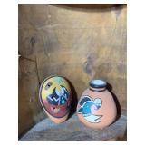 3.5" H INDIAN POT SIGNED HUMMINGBIRD 115 AND CLAY