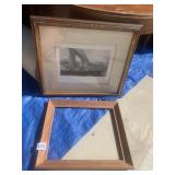 RICHMOND FROM THE JAMES PRINT AND EXTRA FRAME