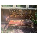 48X32 RUSTIC IRON LOVE SEAT
