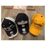STEELER SUPER BOWL XL HAT AND 2 HIGHBALL GLASSES