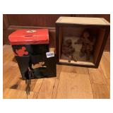 MICKEY MOUSE CUT OUT BOOK ENDS, CLAY FAMILY