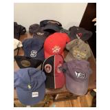HATS INCLUDING NOTRE DAME, BUDWEISER, POLO, ETC.