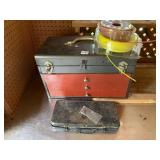 TOOLBOX WITH SOCKETS SCREW DRIVERS WRENCHES AND