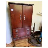 JEWELRY ARMOIRE WITH CONTENTS INCLUDED!