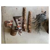 CARVED WOOD Dï¿½COR AND DECORATIVE FISH