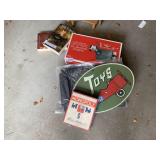 VINTAGE MONOPOLY AND TOYS SIGN